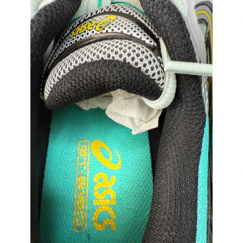 ASICS GT 2160 Pale Mint Golden Yellow Running Sneakers Mens 9.5 Womens 11 New - Picture 5 of 9
